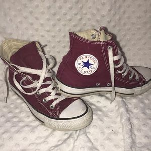 Maroon Converse